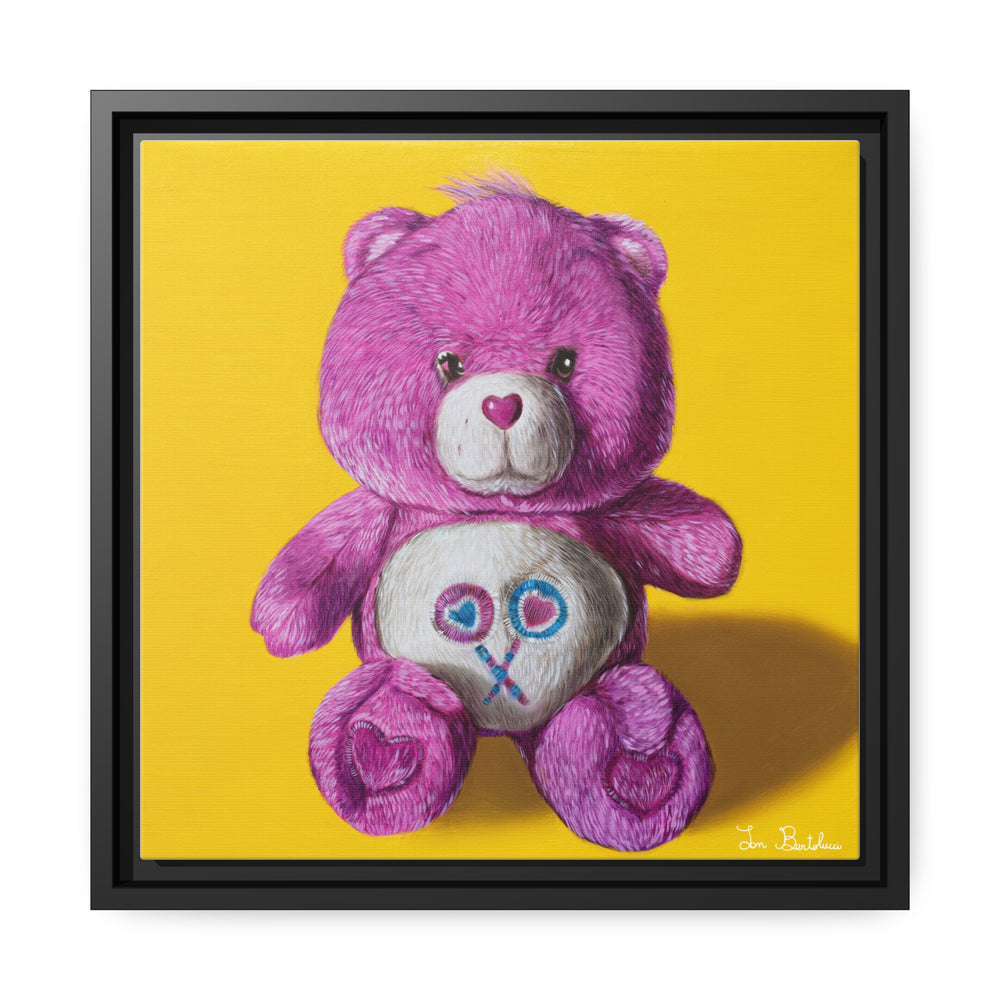 Pink Care Bear (Print on Canvas) by Ian Bertolucci