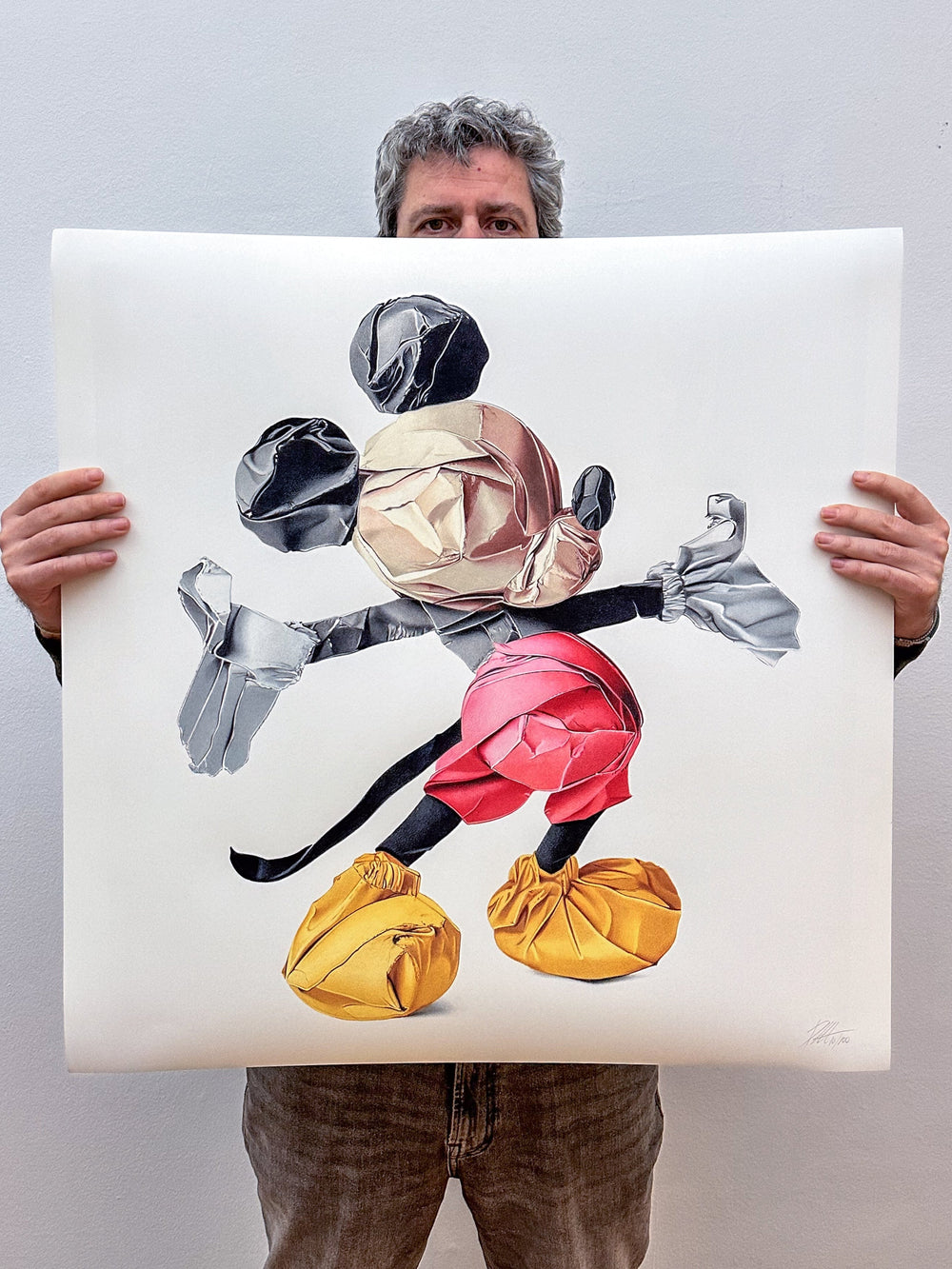 Mickey Mouse Origami (Limited Edition) by Alessandro Paglia