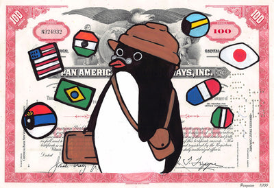 The Tourist by Penguino (Print)