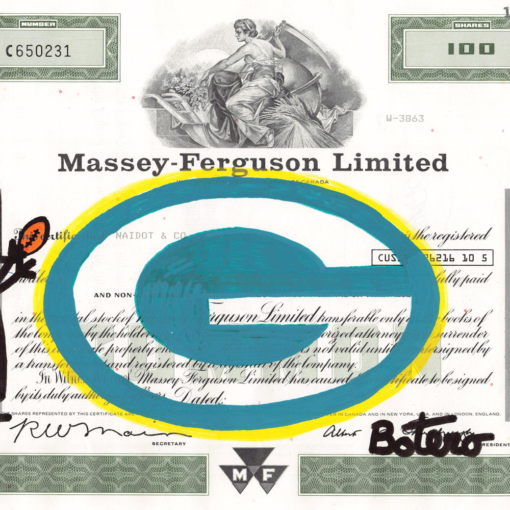 Green Bay Packers by Botero Pop - Signature Fine Art