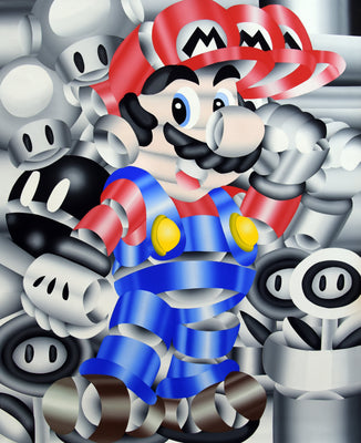 Mario Wonderland by Geoffrey Bouillot (Limited edition print)