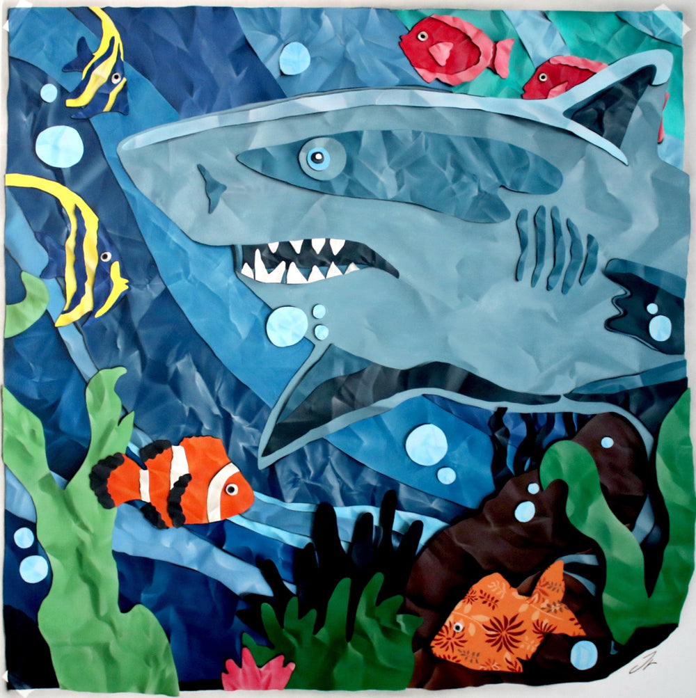 Under the sea (trompe-l'oeil) by Jessica Renault