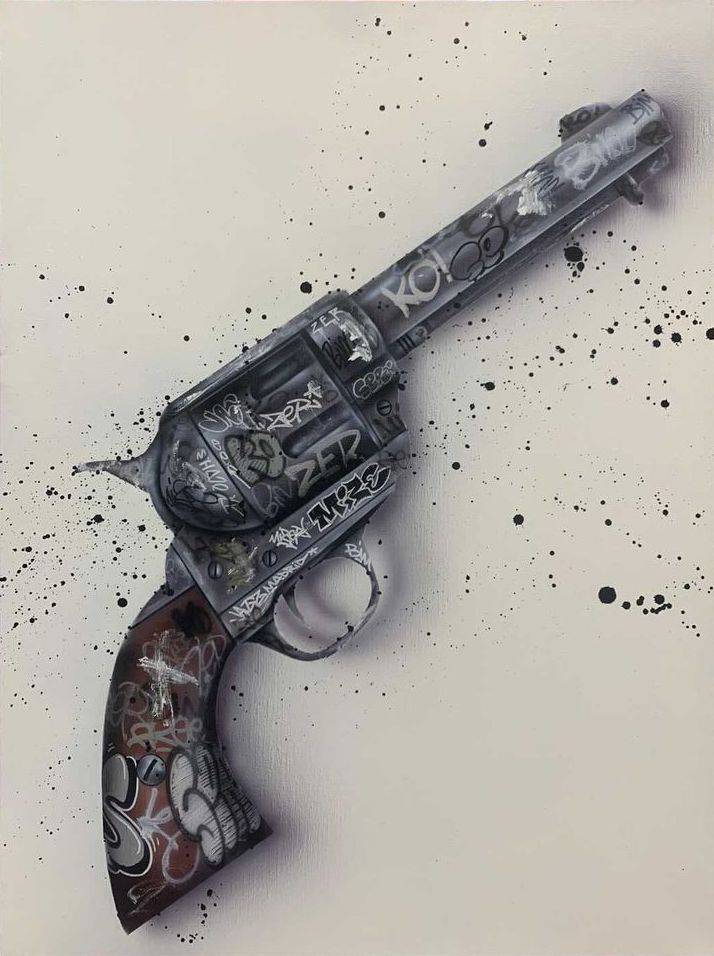 
                  
                    Art is my weapon by Onemizer - Signature Fine Art
                  
                