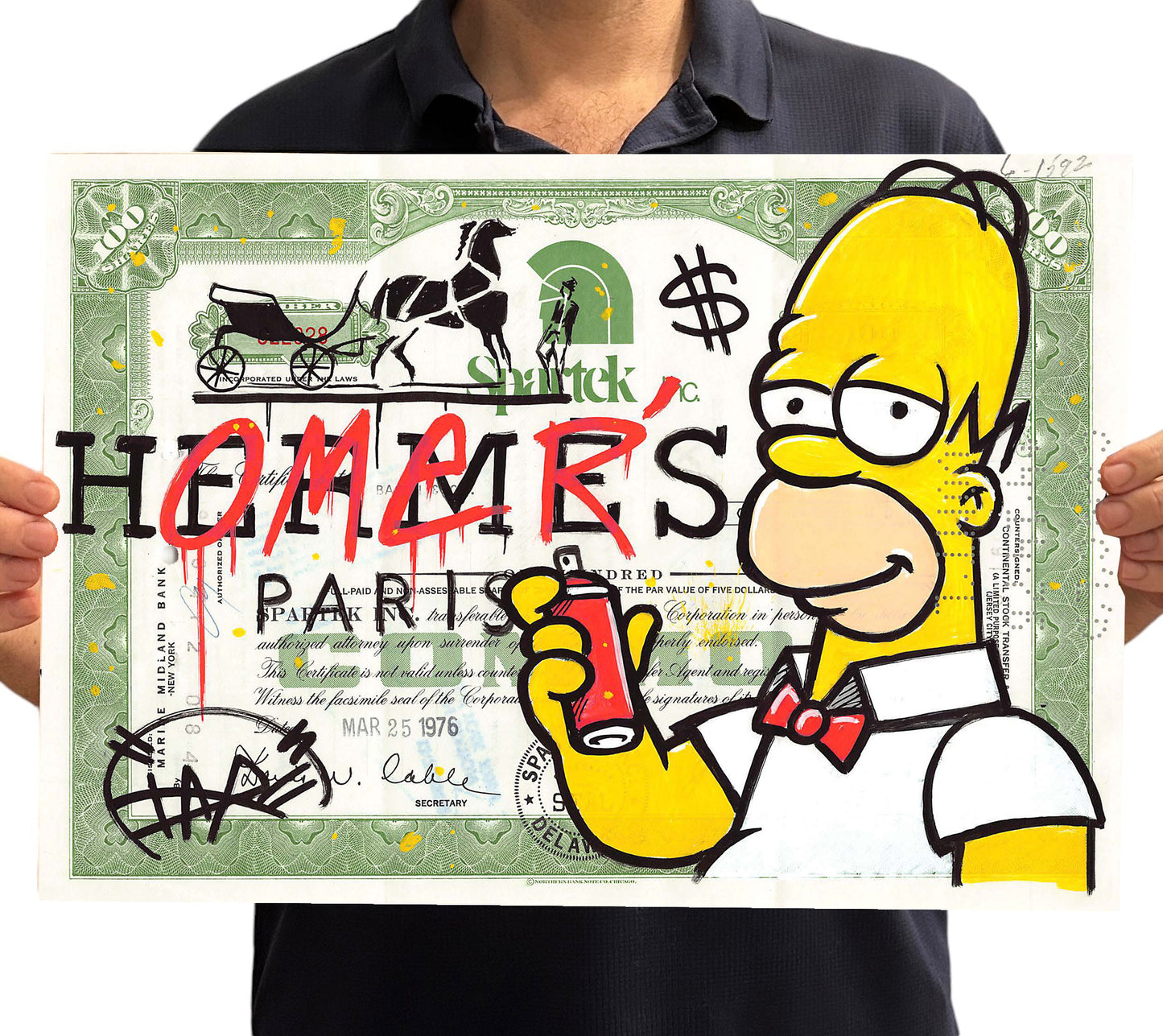 Homer Vandal (Print) by Daru