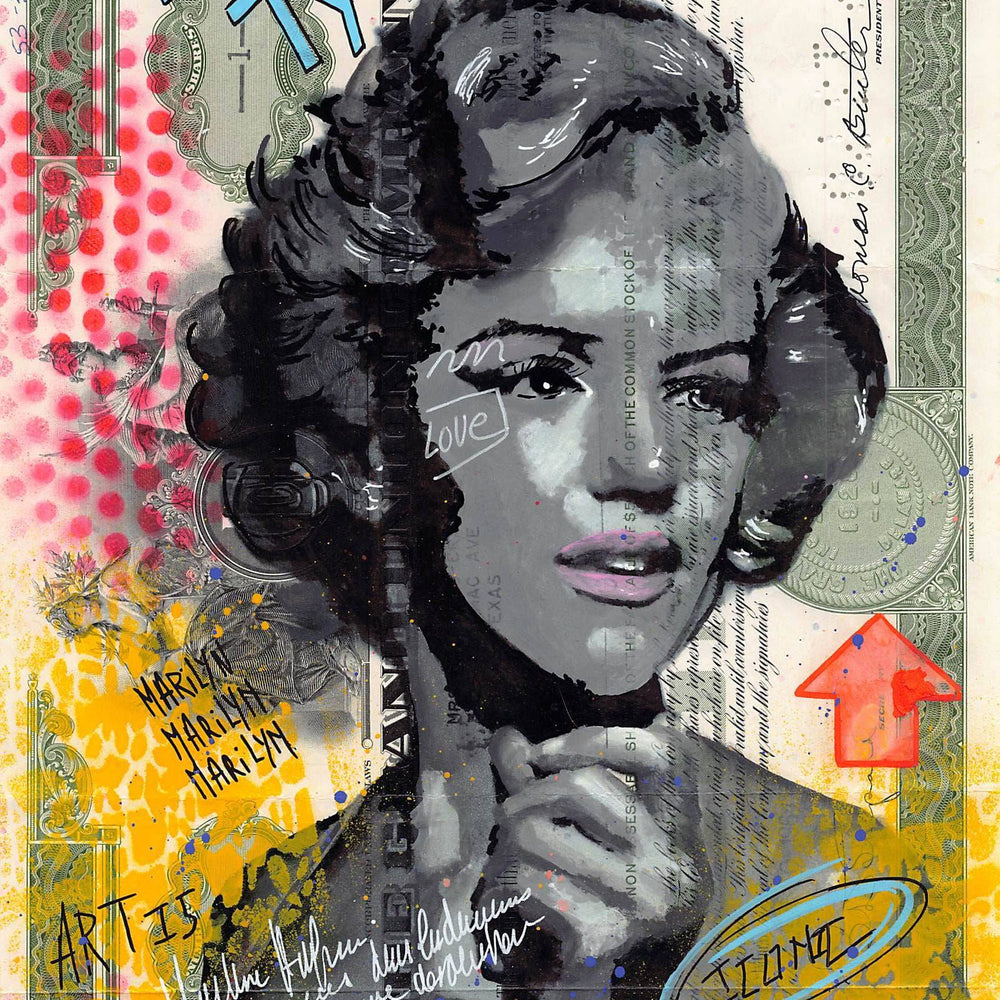 Marilyn Monroe by Nathalie Molla - Signature Fine Art