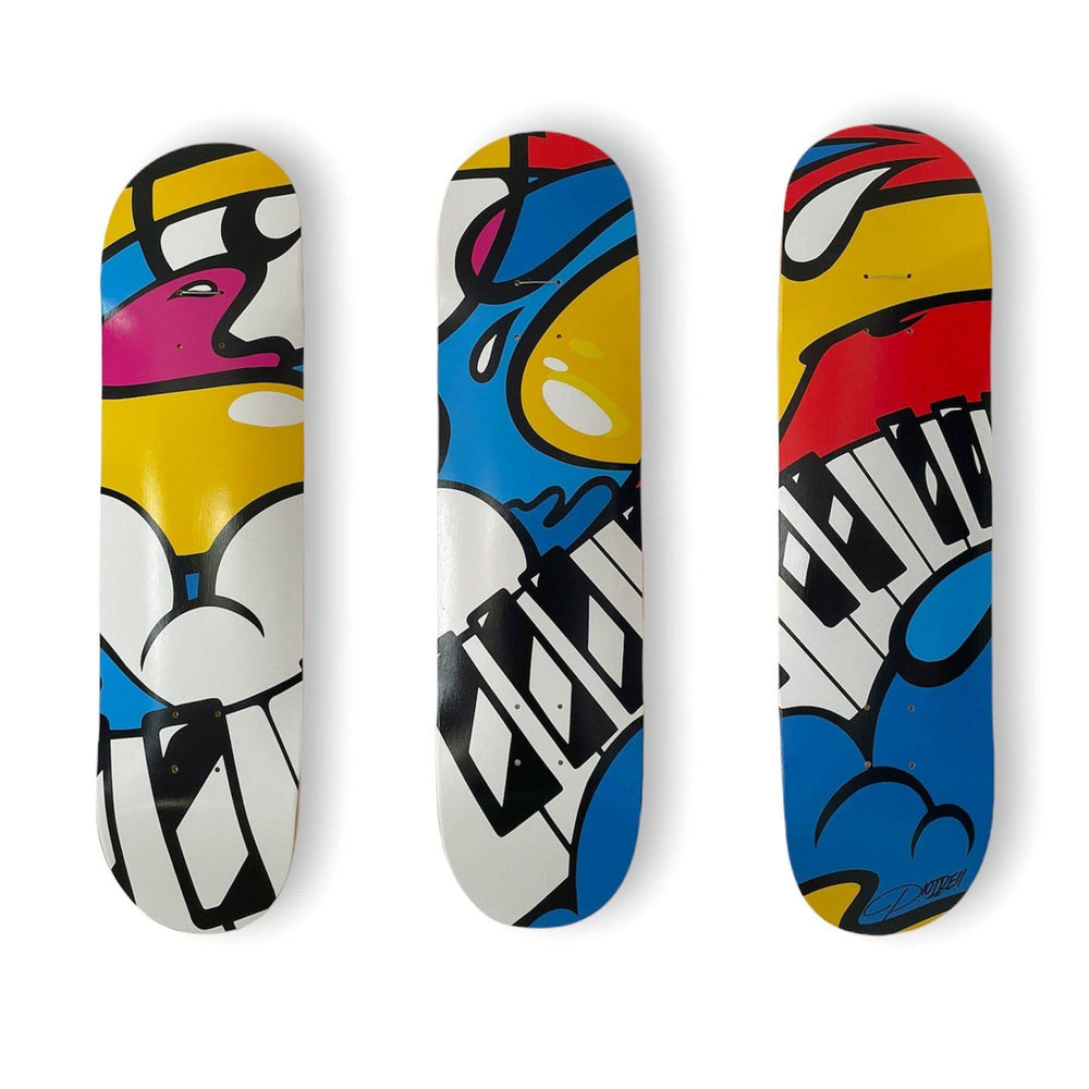 Skate Piano Set by Piotre - Signature Fine Art