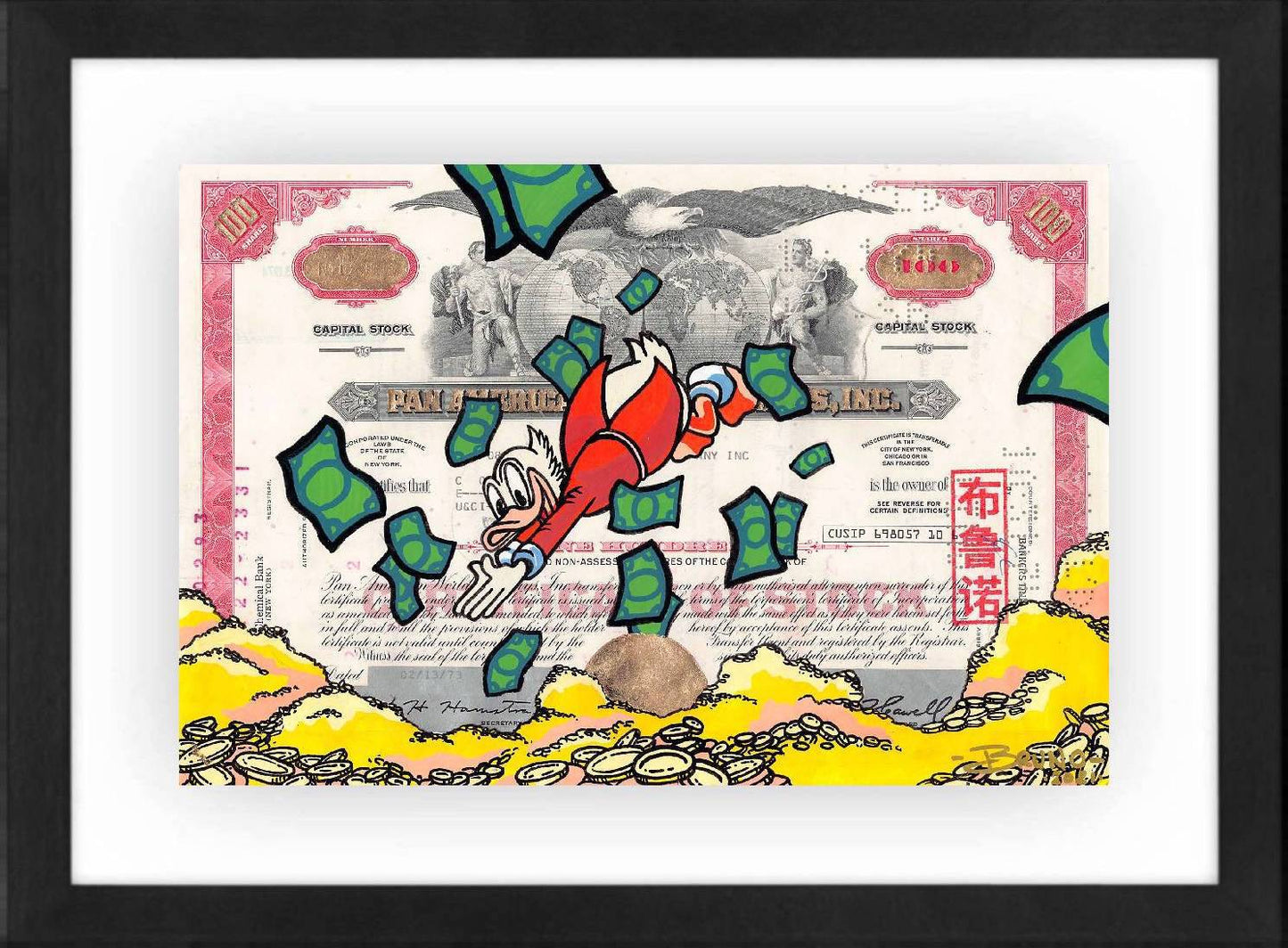 Money over money (Limited Edition Print) by Brunograffer - Signature Fine Art