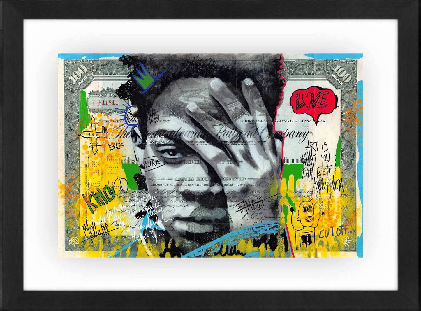 Basquiat by Nathalie Molla - Signature Fine Art