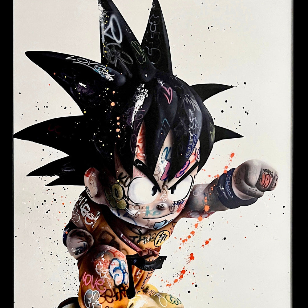 Son Gokool by Onemizer (Official Hand-Embellished limited edition print) by Onemizer - Signature Fine Art