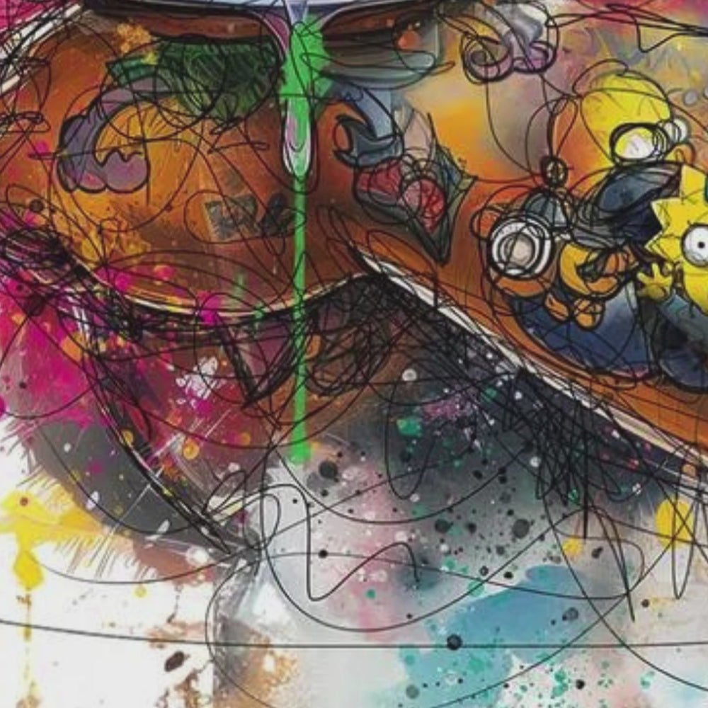 
                      
                        Charger et lire la vidéo dans la visionneuse de la galerie, Homer Simpson by Patrice Murciano
                      
                    