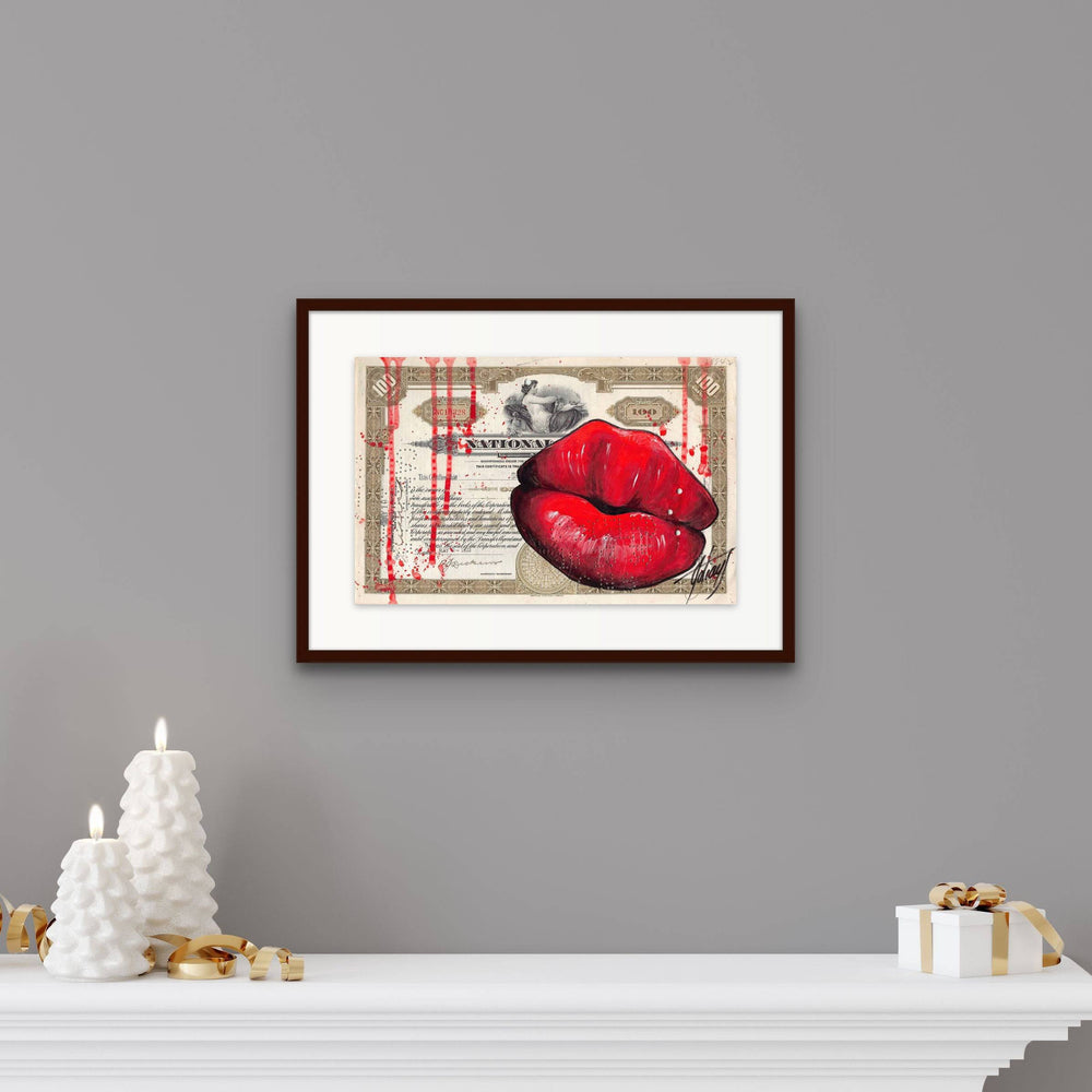 
                  
                    Red Kiss by Julie Galiay - Signature Fine Art
                  
                