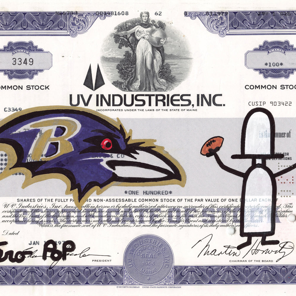 Baltimore Ravens by Botero Pop - Signature Fine Art