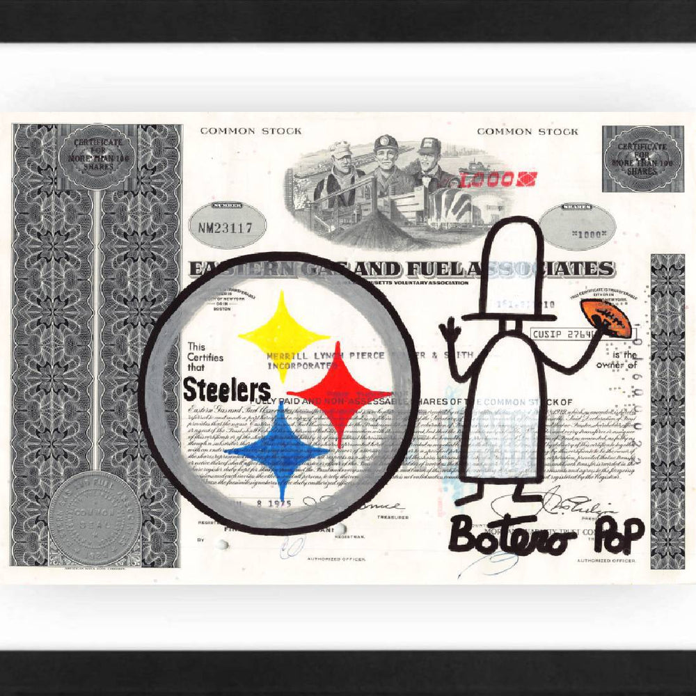 Pittsburgh Steelers by Botero Pop - Signature Fine Art